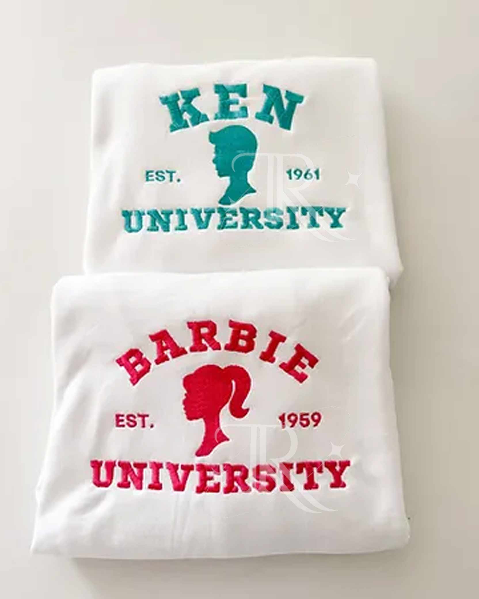 Barbie & Ken University  Embroidered Tshirt/Hoodie/Sweatshirt, Birthday Gift for Him Her