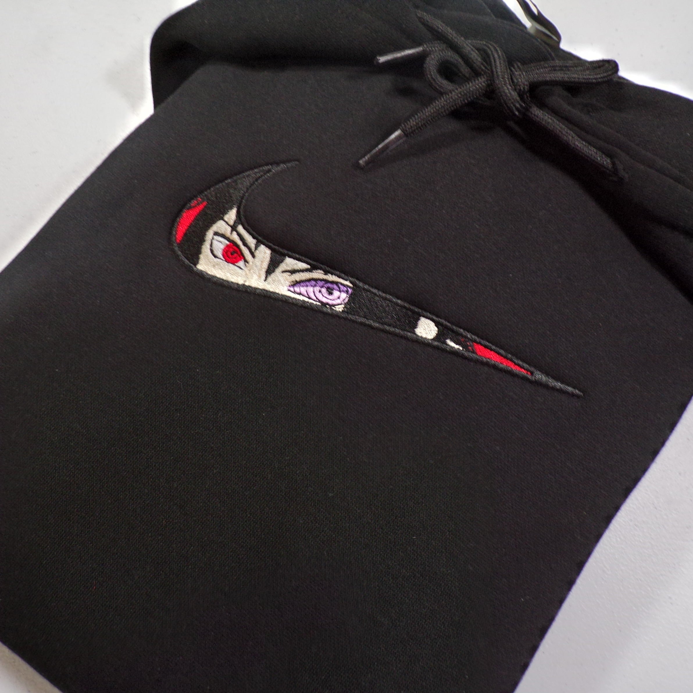 Limited Naruto Sasuke Uchiha Rinnegan X Embroidered Anime Hoodie,  Anime Lover Birthday Holiday Gifts, Adult Kids Shirt